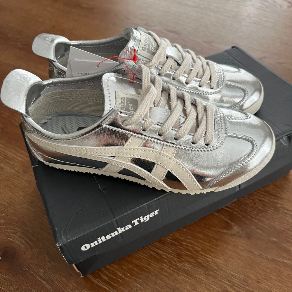 Onitsuka Tiger Silver Sneakers